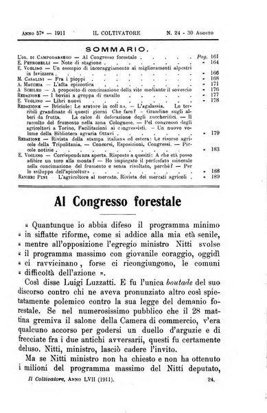 Il coltivatore giornale di agricoltura pratica