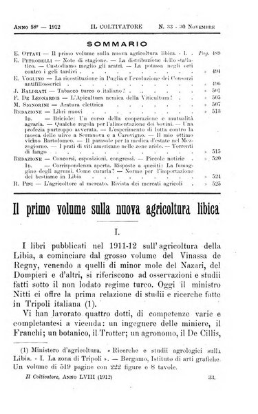 Il coltivatore giornale di agricoltura pratica