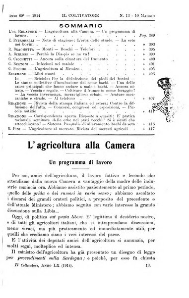 Il coltivatore giornale di agricoltura pratica