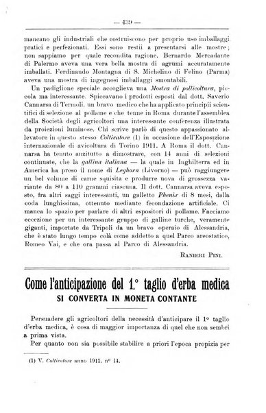 Il coltivatore giornale di agricoltura pratica