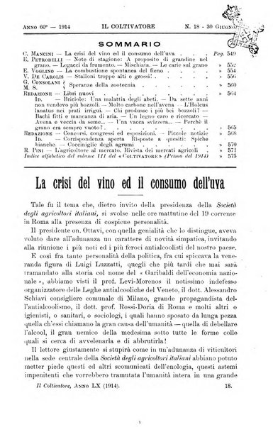 Il coltivatore giornale di agricoltura pratica