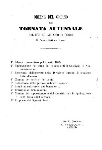 Il coltivatore cuneese bollettino del Comizio agrario circondariale di Cuneo