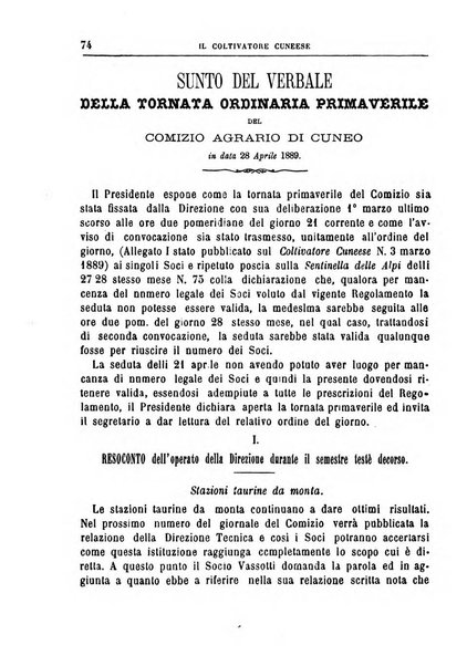 Il coltivatore cuneese bollettino del Comizio agrario circondariale di Cuneo