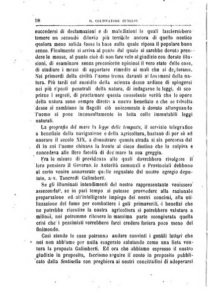 Il coltivatore cuneese bollettino del Comizio agrario circondariale di Cuneo