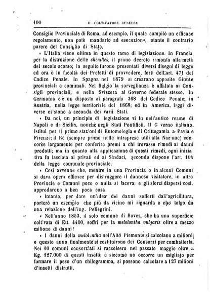 Il coltivatore cuneese bollettino del Comizio agrario circondariale di Cuneo