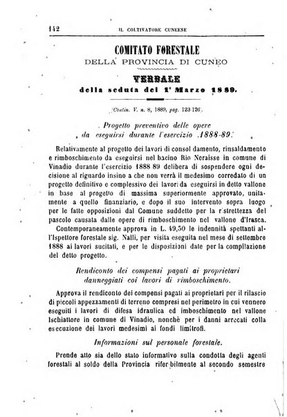 Il coltivatore cuneese bollettino del Comizio agrario circondariale di Cuneo