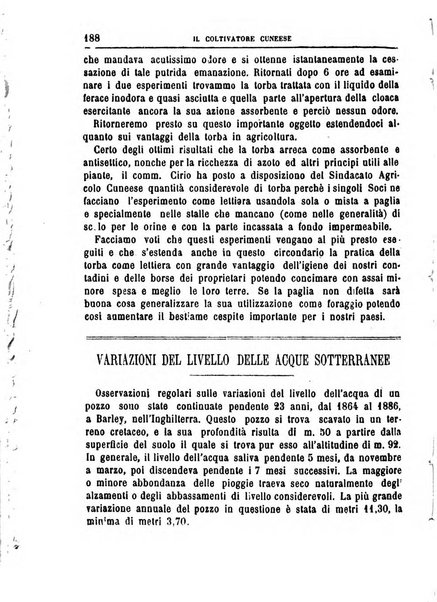 Il coltivatore cuneese bollettino del Comizio agrario circondariale di Cuneo