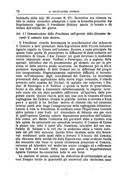 Il coltivatore cuneese bollettino del Comizio agrario circondariale di Cuneo