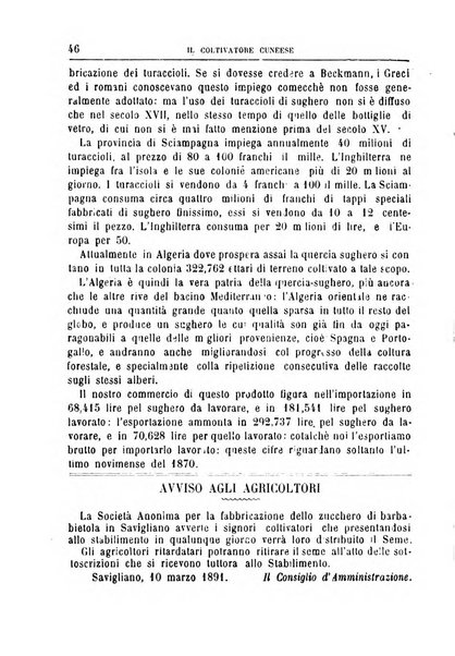 Il coltivatore cuneese bollettino del Comizio agrario circondariale di Cuneo