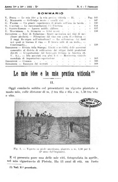 Il coltivatore e giornale vinicolo italiano