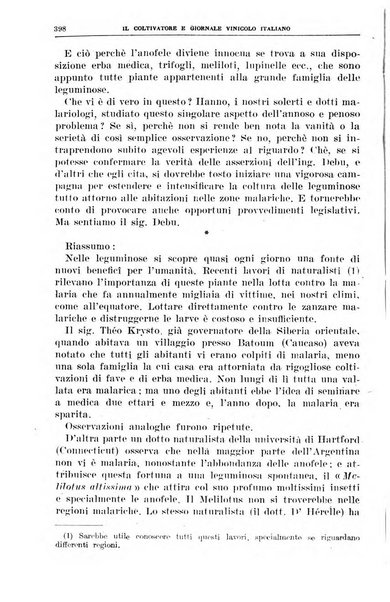 Il coltivatore e giornale vinicolo italiano