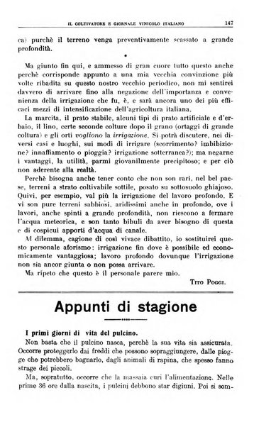 Il coltivatore e giornale vinicolo italiano