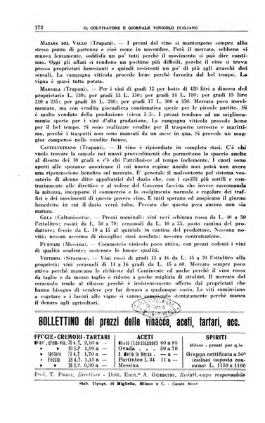 Il coltivatore e giornale vinicolo italiano