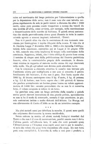 Il coltivatore e giornale vinicolo italiano