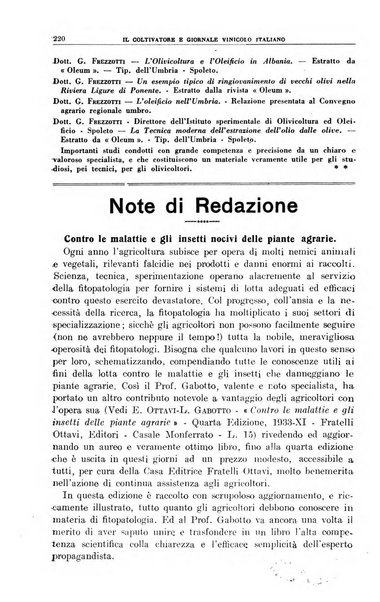 Il coltivatore e giornale vinicolo italiano