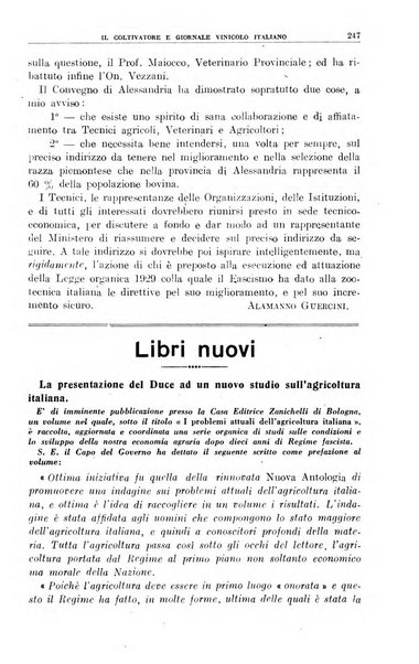 Il coltivatore e giornale vinicolo italiano