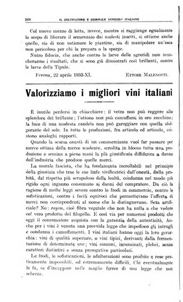 Il coltivatore e giornale vinicolo italiano