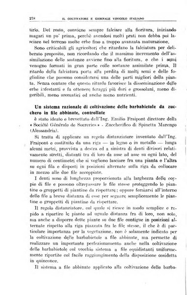 Il coltivatore e giornale vinicolo italiano