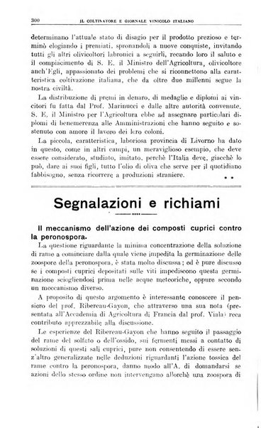 Il coltivatore e giornale vinicolo italiano