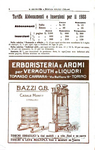 Il coltivatore e giornale vinicolo italiano