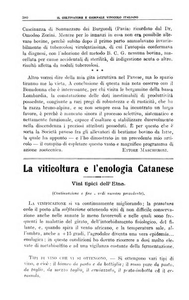 Il coltivatore e giornale vinicolo italiano