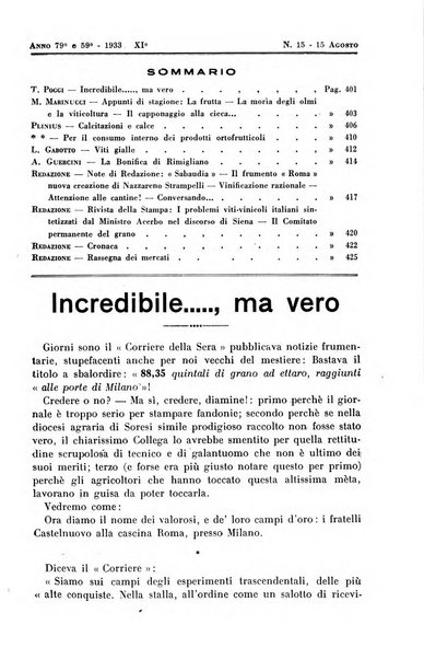 Il coltivatore e giornale vinicolo italiano