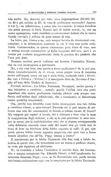 Il coltivatore e giornale vinicolo italiano