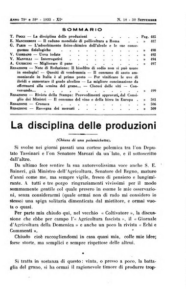 Il coltivatore e giornale vinicolo italiano