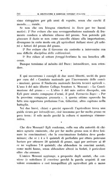 Il coltivatore e giornale vinicolo italiano