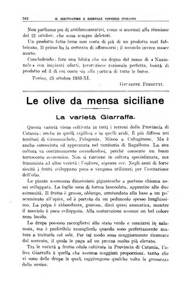 Il coltivatore e giornale vinicolo italiano