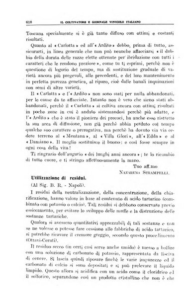 Il coltivatore e giornale vinicolo italiano