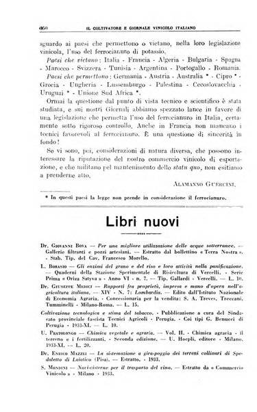 Il coltivatore e giornale vinicolo italiano