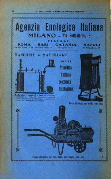 Il coltivatore e giornale vinicolo italiano