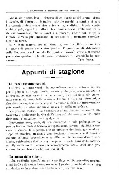 Il coltivatore e giornale vinicolo italiano