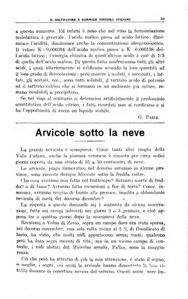 Il coltivatore e giornale vinicolo italiano