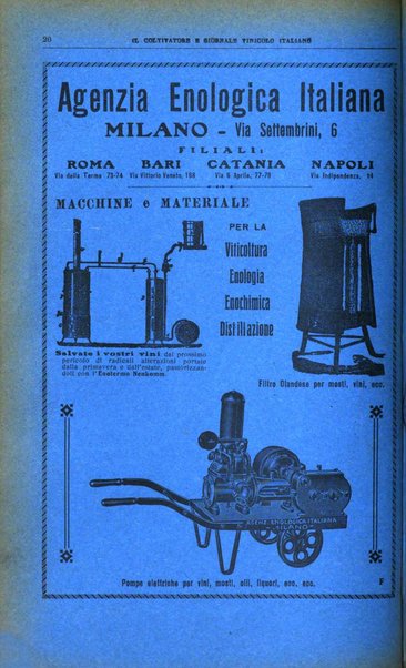 Il coltivatore e giornale vinicolo italiano