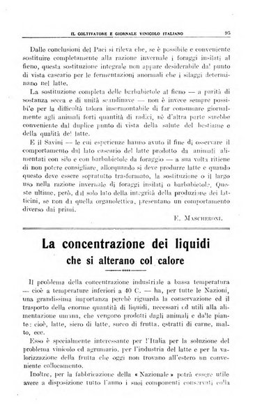 Il coltivatore e giornale vinicolo italiano