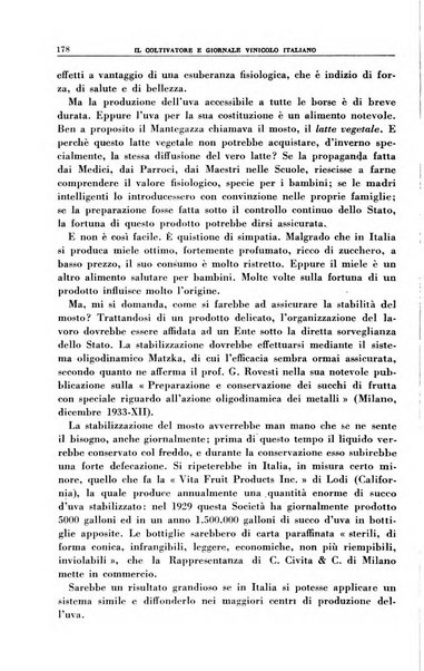 Il coltivatore e giornale vinicolo italiano