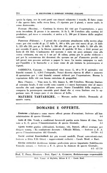 Il coltivatore e giornale vinicolo italiano