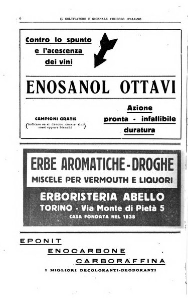 Il coltivatore e giornale vinicolo italiano