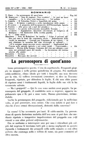 Il coltivatore e giornale vinicolo italiano