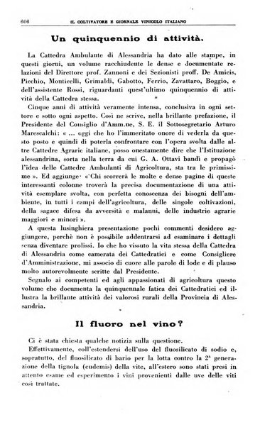 Il coltivatore e giornale vinicolo italiano