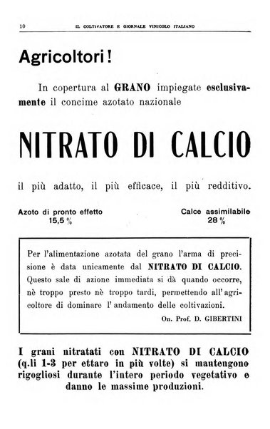 Il coltivatore e giornale vinicolo italiano