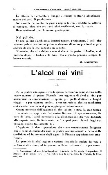 Il coltivatore e giornale vinicolo italiano