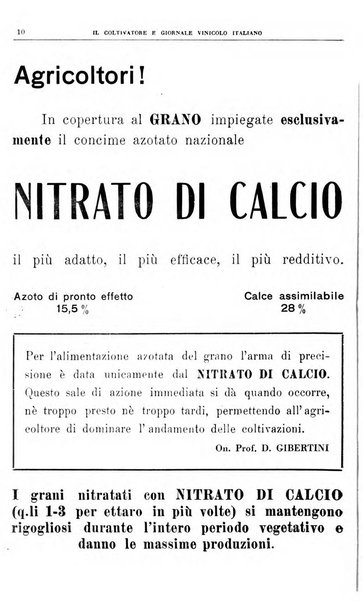 Il coltivatore e giornale vinicolo italiano