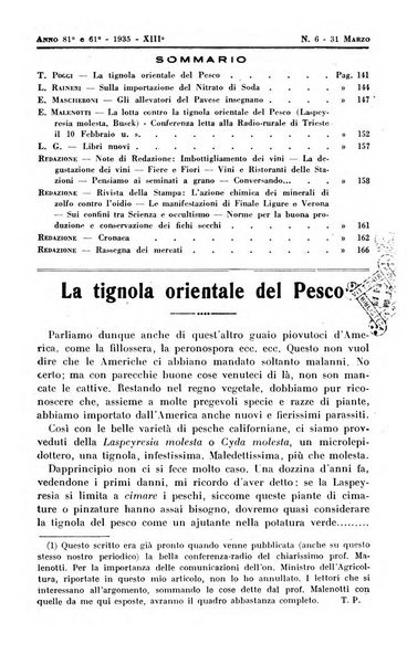 Il coltivatore e giornale vinicolo italiano