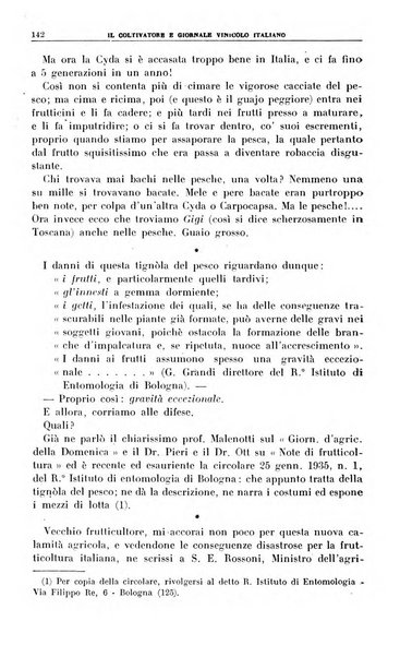 Il coltivatore e giornale vinicolo italiano