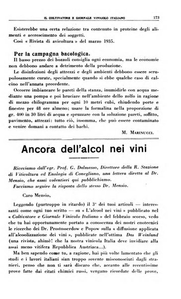 Il coltivatore e giornale vinicolo italiano