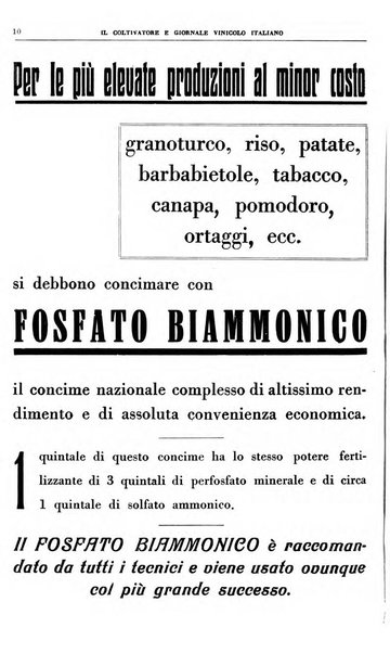 Il coltivatore e giornale vinicolo italiano