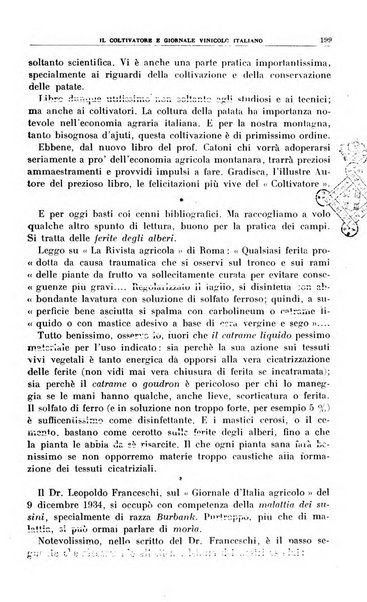 Il coltivatore e giornale vinicolo italiano